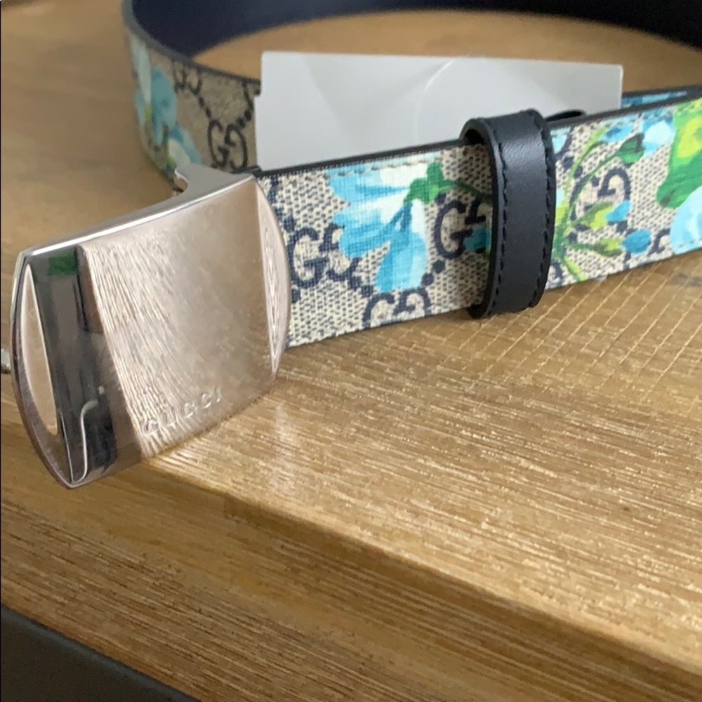 Gucci Blossom Belt Blue Small